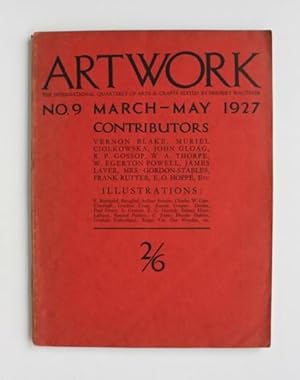 Bild des Verkufers fr Artwork. The International Quarterly of Arts & Crafts. No.9 March-May 1927 zum Verkauf von Vortex Books