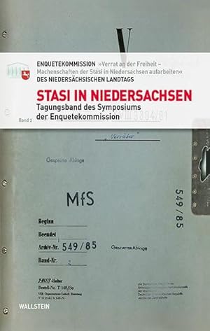 Bild des Verkufers fr Stasi in Niedersachsen. Bd.2 : Tagungsband des Symposiums der Enquetekommission zum Verkauf von AHA-BUCH GmbH