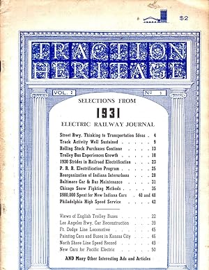 Traction Heritage Vol. 2; No. 3, May 1969