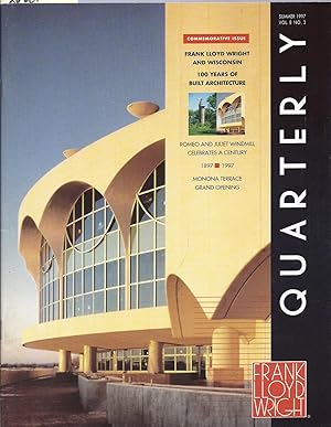 Immagine del venditore per The Frank Lloyd Wright Quarterly Volume 8, No. 3 Summer 1997 venduto da Charles Lewis Best Booksellers