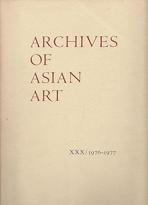 Archives of Asian Art XXX/1970-1977
