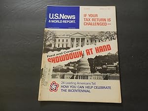 US News & World Report Mar 10 1975 Gerald Ford vs Congress; Taxes