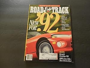 Road & Track Oct 1991 New Car Issue; Ferrari F40; BMW 325i