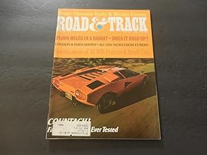 Road & Track Feb 1976 Lamborghini Countach; Mazda Cosmo; VW Rabbit