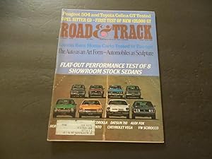 Road & Track Aug 1975 Peugeot 504; Toyota Celica GT; Opel GT