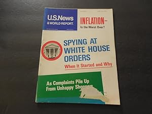 US News & World Report Jun 11 1973 White House Spying; Inflation