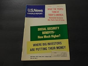 US News & World Report Mar 29 1971 Social Security; Today's America