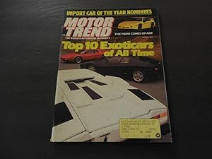 Motor Trend Mar 1988 Top Ten Exotic Cars Of All Time