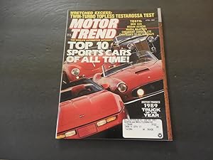 Motor Trend Apr 1989 Top Ten Sports Cars Of All Time