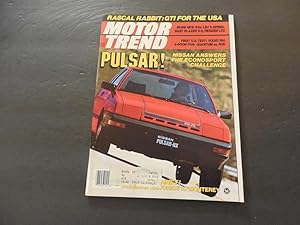 Motor Trend Nov 1982 Wasscally Wabbit; Volvo 760; Pulsar