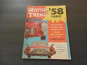 Motor Trend Sep 1957 Report On All '58 Makes