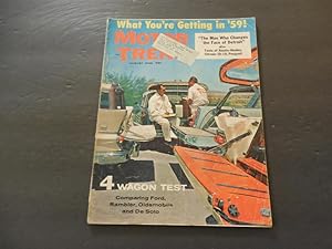 Motor Trend Aug 1958 Austin Healey; Citroen; Peugeot; Comparing Wagons