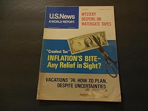 US News & World Report Jan 28 1974 Watergate Tapes; Inflation