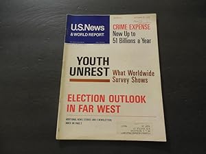 US News World Report Oct 26 1970 Youth Unrest (Burn'em At The Stake)
