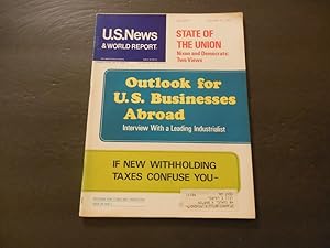 US News World Report Jan 31 1972 State Of The Union; U.S. Business