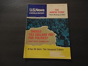 US News World Report Aug 20 1973 The Agnew Story; Politics And Money