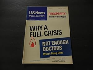 US News World Report Feb 19 1973 Not Enough Doctors; Fuel Crisis