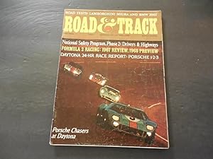 Road & Track May 1968 Formula 2 Racing; Daytona Race: All Porsche