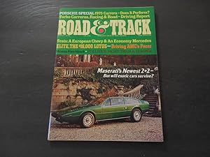 Road & Track Mar 1975 Maserati; Lotus Elite; Porsche Carrera