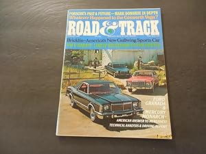 Road & Track Aug 1974 American Answer to Mercedes: Granada, Monarch