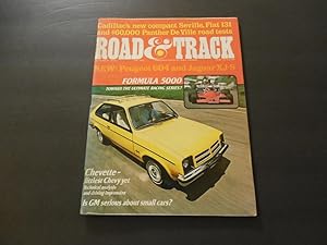 Road & Track Oct 1975 Chevette: Is GM Serious? Peugeot; Jaguar