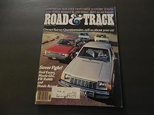 Road & Track Feb 1981 Street Fight: Escort, GLC, Rabbit, Accord
