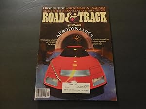 Road & Track Aug 1982 Aston Martin Lagonda; Alfa Spider; Aerodynamics