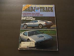 Road & Track Oct 1977 160 mph Mid-Engine BMW Lamborghini