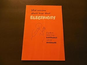 Pamphlet What Everyone Should Know About Electricity 1977 Scriptographic