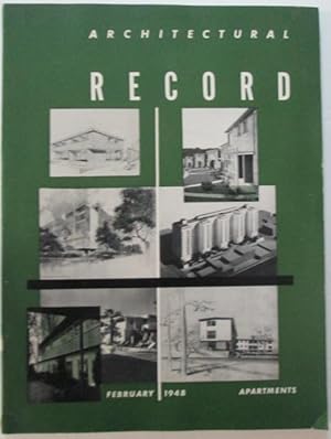 Bild des Verkufers fr Architectural Record. Apartments. February 1948 zum Verkauf von Mare Booksellers ABAA, IOBA