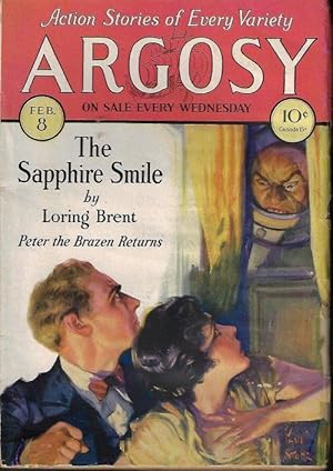 Image du vendeur pour ARGOSY: February, Feb. 8, 1930 ("The Man from the Bad Lands"; "Backwater") mis en vente par Books from the Crypt