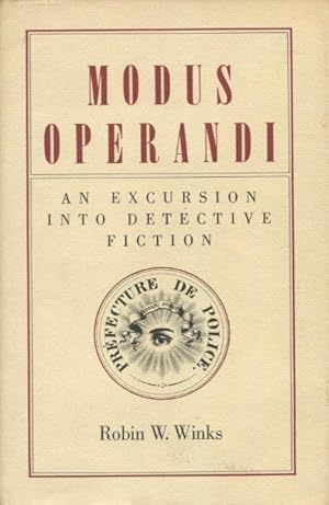 Seller image for Modus Operandi: Excursion into Detective Fiction for sale by Kenneth A. Himber