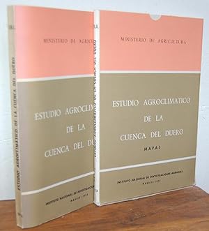 Imagen del vendedor de ESTUDIO AGROCLIMTICO DE LA CUENCA DEL DUERO. 2 vol.: 1.- Estudio / 2.- Mapas a la venta por EL RINCN ESCRITO