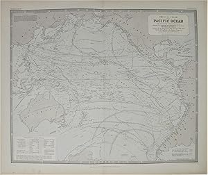 Physical Chart of the Pacific Ocean.extended from the original German designs of Professor Berghaus.
