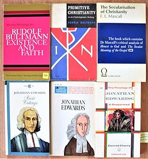 Seller image for Lot of Six Religious Books: Jonathan Edwards: A Reappraisal, Jonathan Edwards, Jonathan Edwards: Basic Writings, The Secularisation of Christianiy, Existence and Faith, Primitive Christianity for sale by Ken Jackson