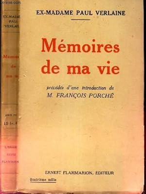 Image du vendeur pour MEMOIRE DE MA VIE - mis en vente par Le-Livre