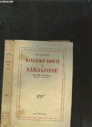 Bild des Verkufers fr MANUSCRIT TROUVE A SARGAOSSE zum Verkauf von Le-Livre