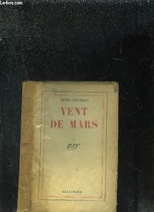 Image du vendeur pour VENT DE MARS mis en vente par Le-Livre