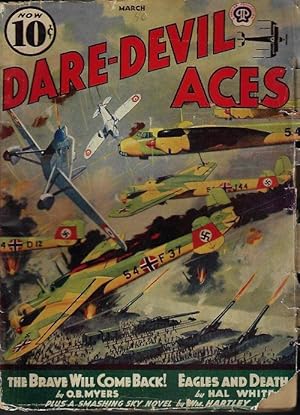 Seller image for DARE-DEVIL ACES: March, Mar. 1940 for sale by Books from the Crypt