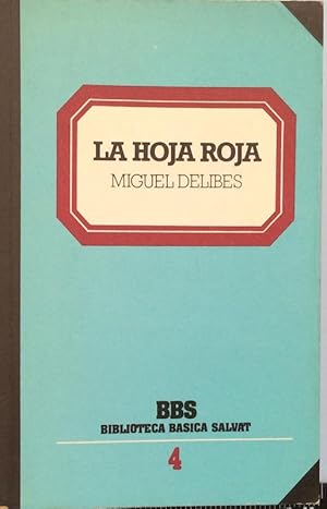 Imagen del vendedor de La hoja roja a la venta por LIBRERA SOLN