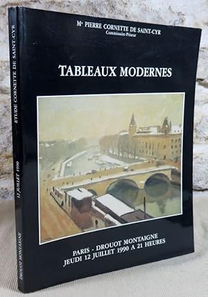 Image du vendeur pour Tableaux modernes, Drouot Montaigne jeudi 12 juillet 1990. mis en vente par Latulu