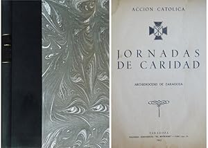 Imagen del vendedor de Jornadas de Caridad. Archidicesis de Zaragoza. [Conferencias de Luis Martinez Kleiser, Joaqun Toms Lozano y Javier Martn-Artajo]. a la venta por Hesperia Libros