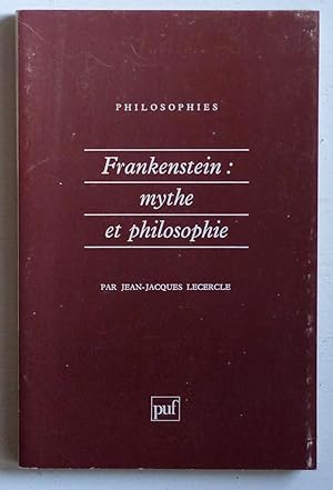 Imagen del vendedor de Frankenstein: mythe et philosophie a la venta por Le Rayon populaire