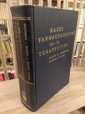 Bild des Verkufers fr Bases farmacologicas de la terapeutica zum Verkauf von Libros Antuano