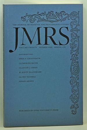 Image du vendeur pour JMRS: The Journal of Medieval and Renaissance Studies, Volume 20, Number 1 (Spring 1990) mis en vente par Cat's Cradle Books