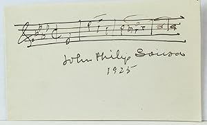 "Stars and Stripes Forever" - Autograph Musical Quotation