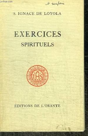 Seller image for EXERCICES SPIRITUELS for sale by Le-Livre