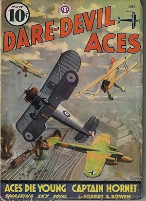 Image du vendeur pour DARE-DEVIL ACES: July 1938 mis en vente par Books from the Crypt