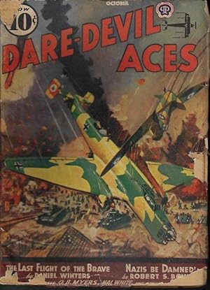 Imagen del vendedor de DARE-DEVIL ACES: October, Oct. 1940 a la venta por Books from the Crypt