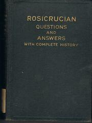 Rosicrucian - Questions and Answers